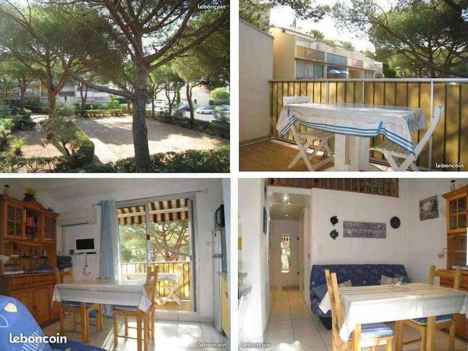 Cap D'Agde Studio Cabine 6 Pers. + Terrasse + Parking Prive + Clim Exteriör bild